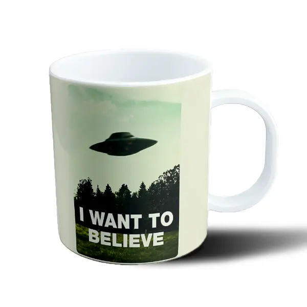 Taza de Plástico X Files I Want To Believe