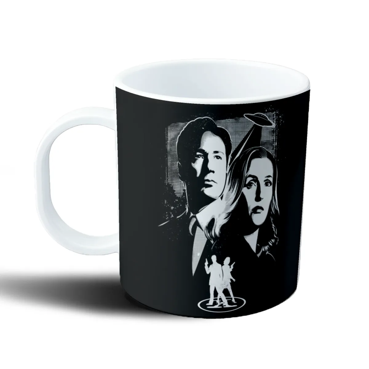 Taza de Plástico X Files Mulder y Scully - vista 2