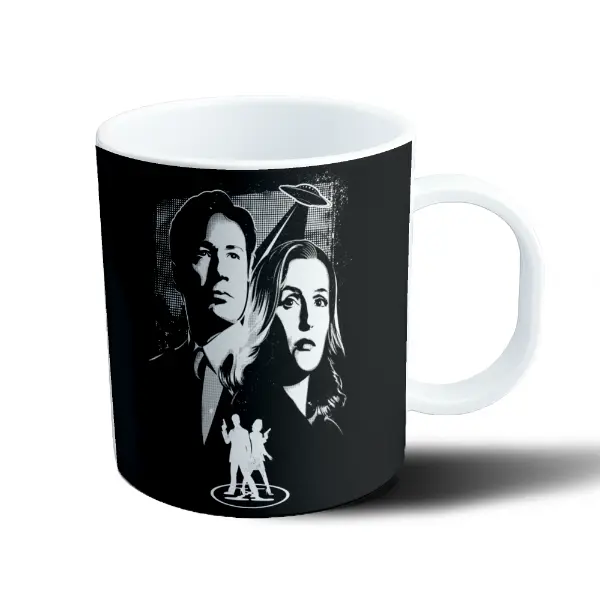 Taza de Plástico X Files Mulder y Scully