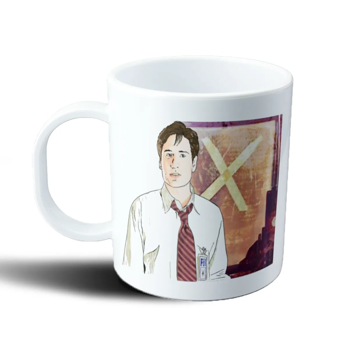Taza de Plástico X Files Fox Mulder - vista 2