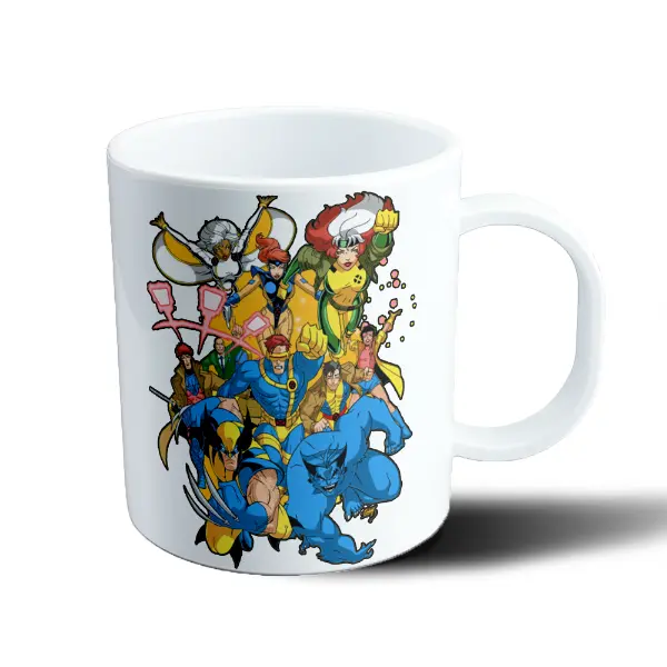 Taza de Plástico X-Men Animados Equipo Completo
