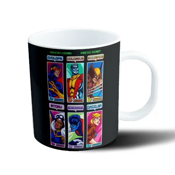 Taza de Plástico X-Men Pantalla de Selección Arcade