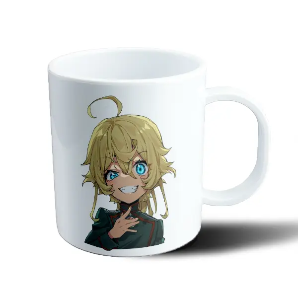 Taza de Plástico Youjo Senki Tanya Sonrisa