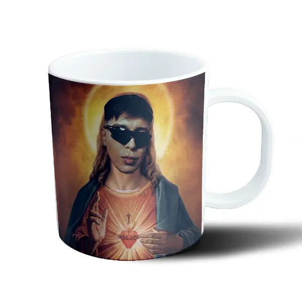 Taza de Plástico Ysy A Sagrado Corazón con Lentes
