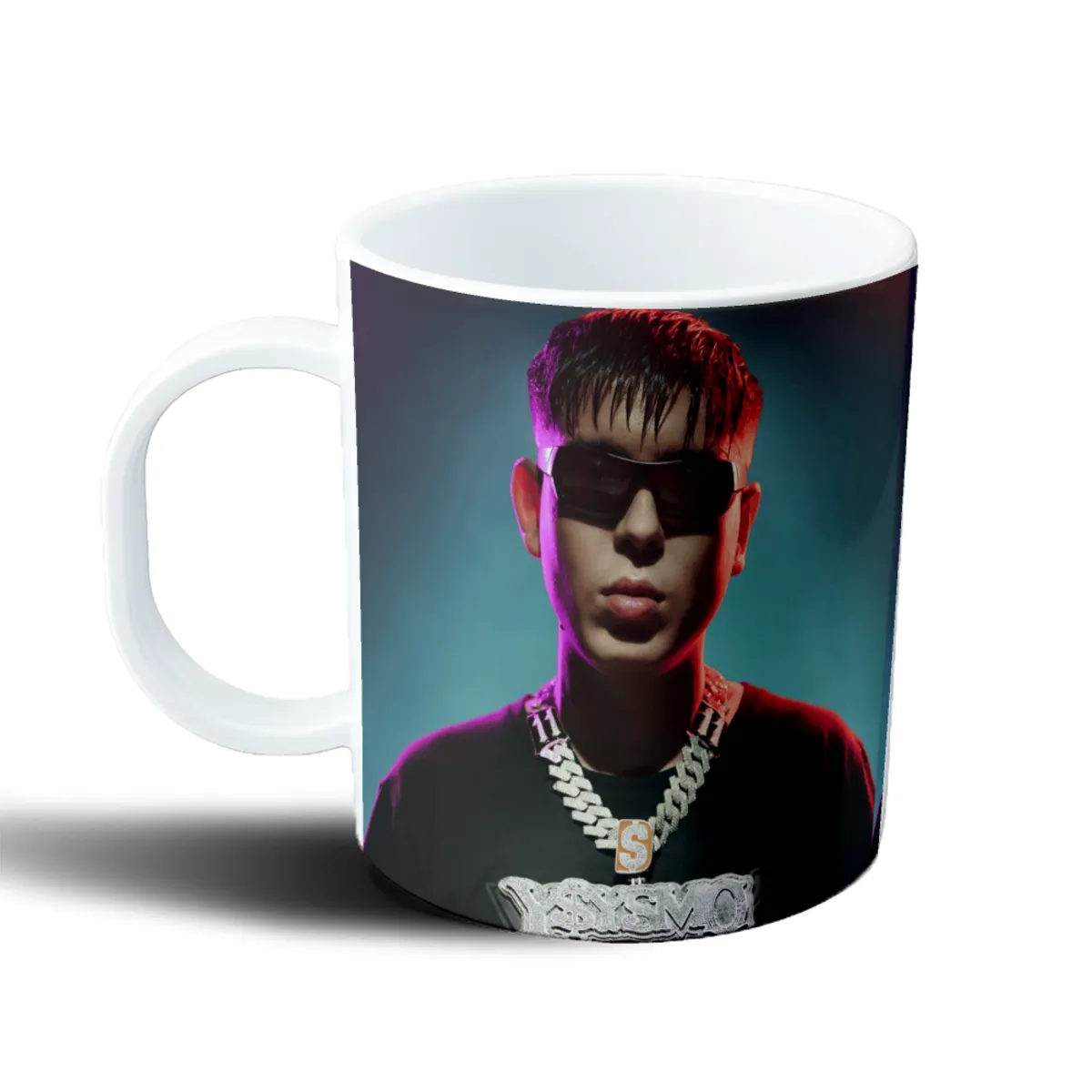 Taza de Plástico Ysy A Lentes y Cadena - vista 2