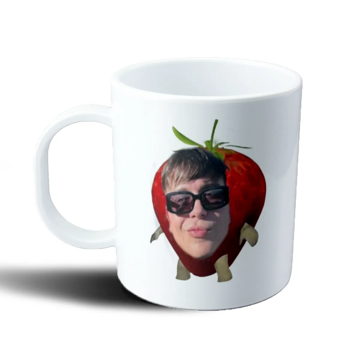 Taza de Plástico Ysy A Frutilla con Lentes - vista 2