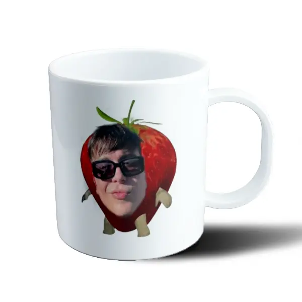 Taza de Plástico Ysy A Frutilla con Lentes
