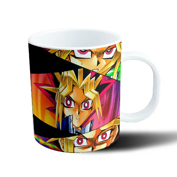 Taza de Plástico Yu Gi Oh Yugi Muto Mirada Intensa