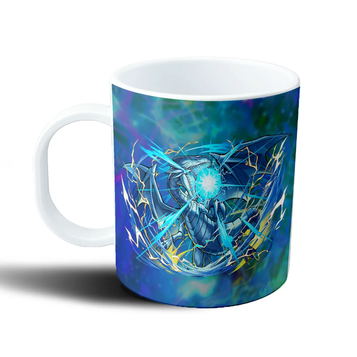 Taza de Plástico Yu Gi Oh Dragón Blanco de Ojos Azules Relámpago - vista 2