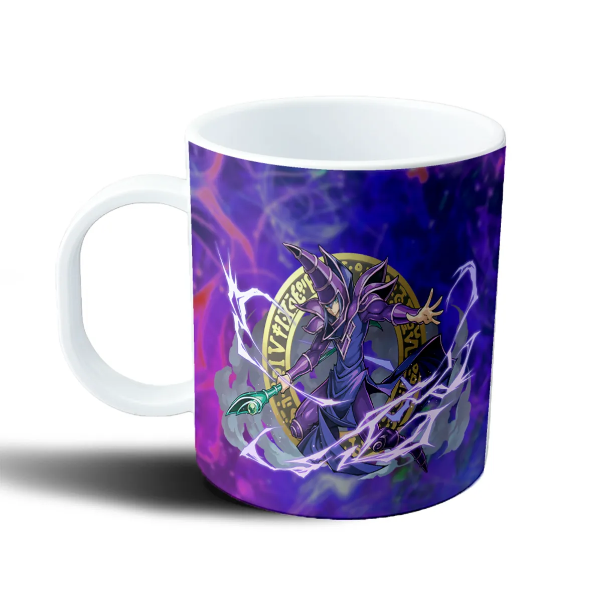 Taza de Plástico Yu Gi Oh Mago Oscuro Rayos - vista 2