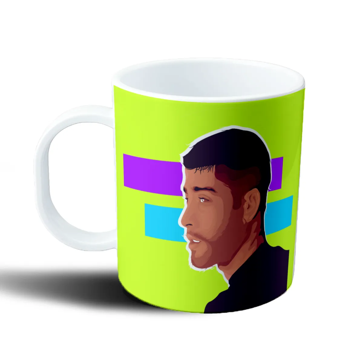 Taza de Plástico Zayn Malik Perfil - vista 2
