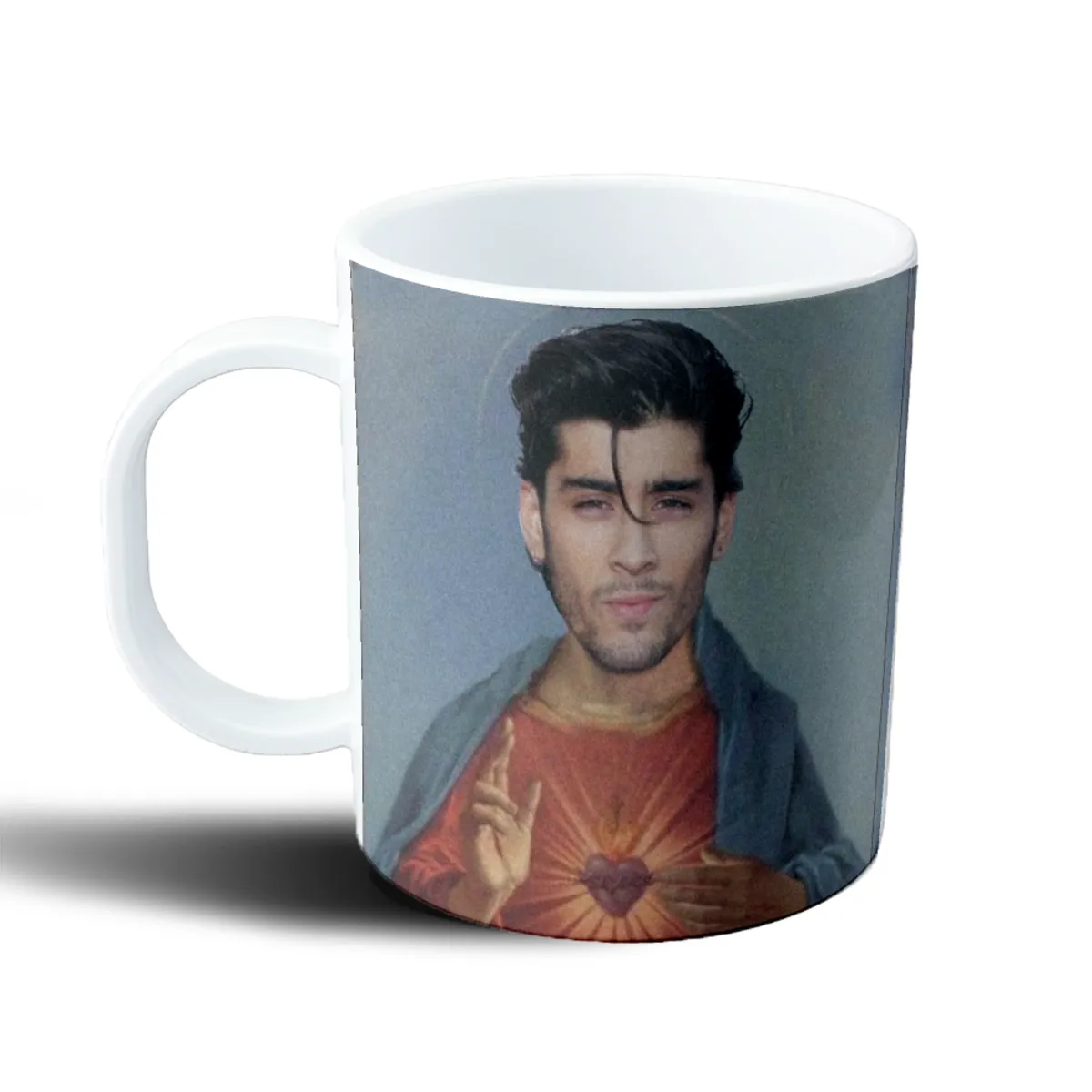Taza de Plástico Zayn Malik Sagrado Corazón - vista 2
