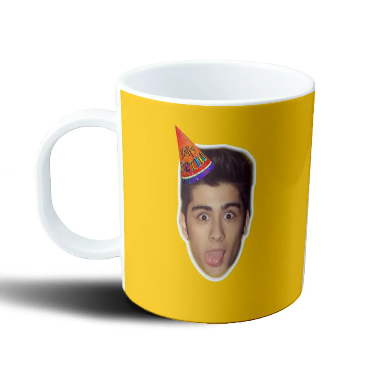 Taza de Plástico Zayn Malik Cumpleaños con Gorro de Fiesta - vista 2