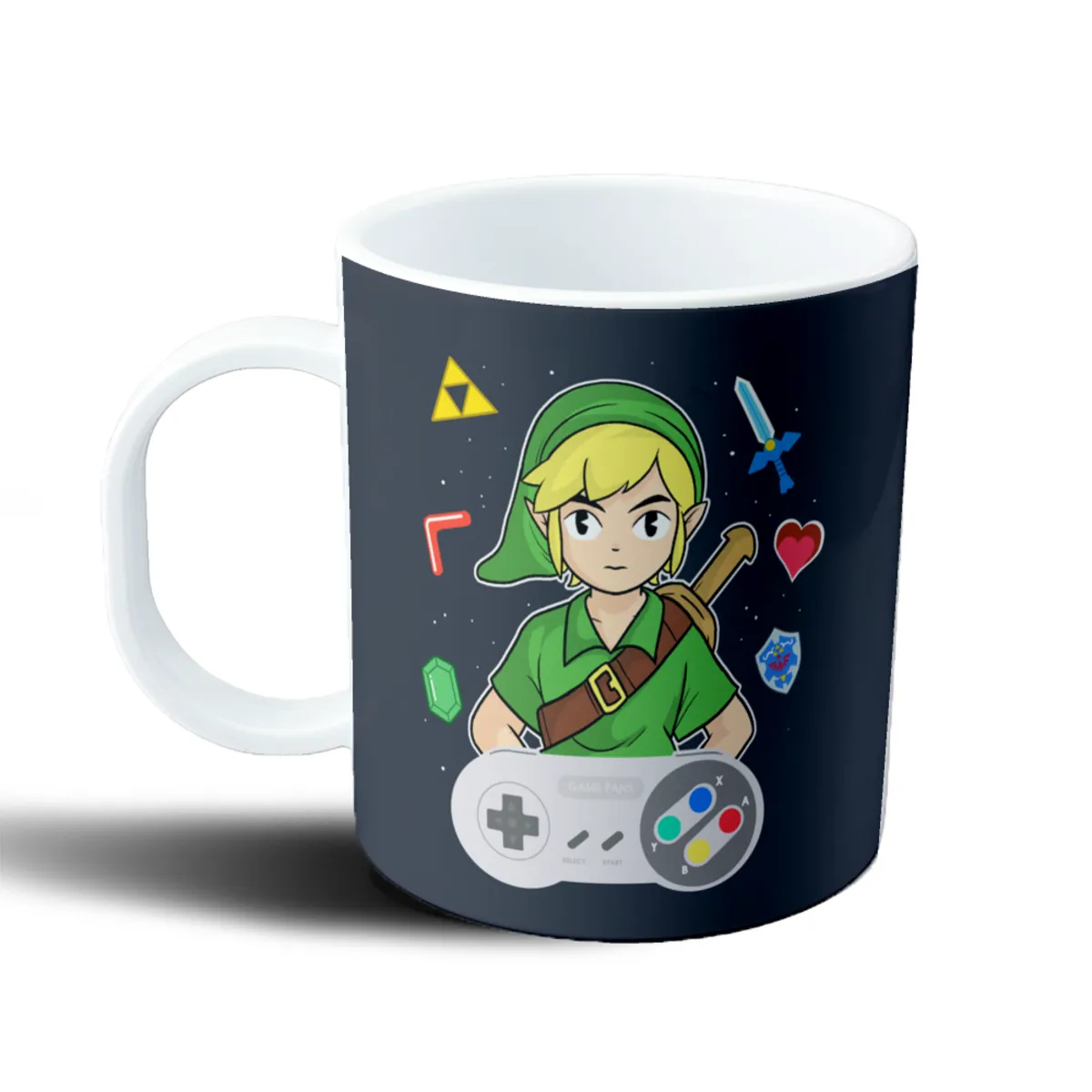 Taza de Plástico Zelda Link Gamer Control Super Nintendo - vista 2