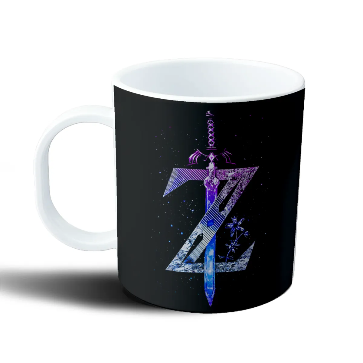 Taza de Plástico Zelda Espada Maestra y Logo Galáctico - vista 2