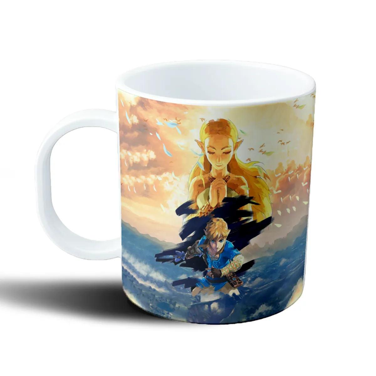 Taza de Plástico Zelda Link y Zelda Aliento de lo Salvaje - vista 2