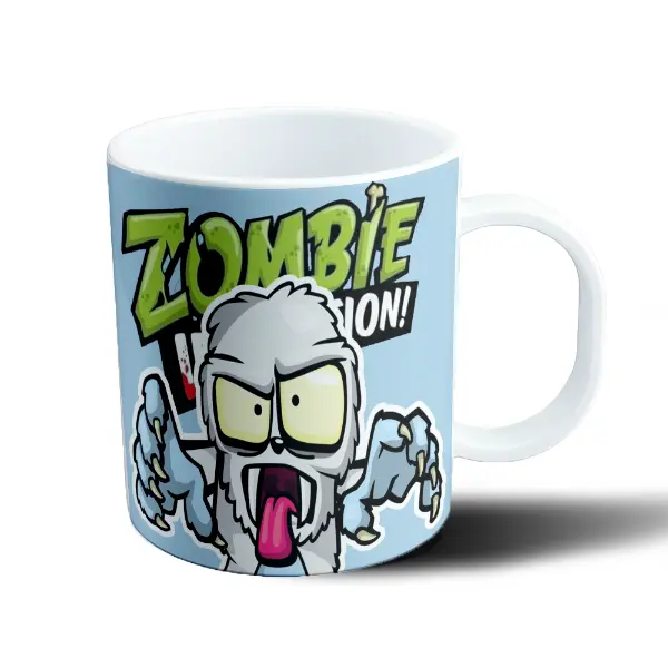 Taza de Plástico Zombie Infection Zombie Colmillos