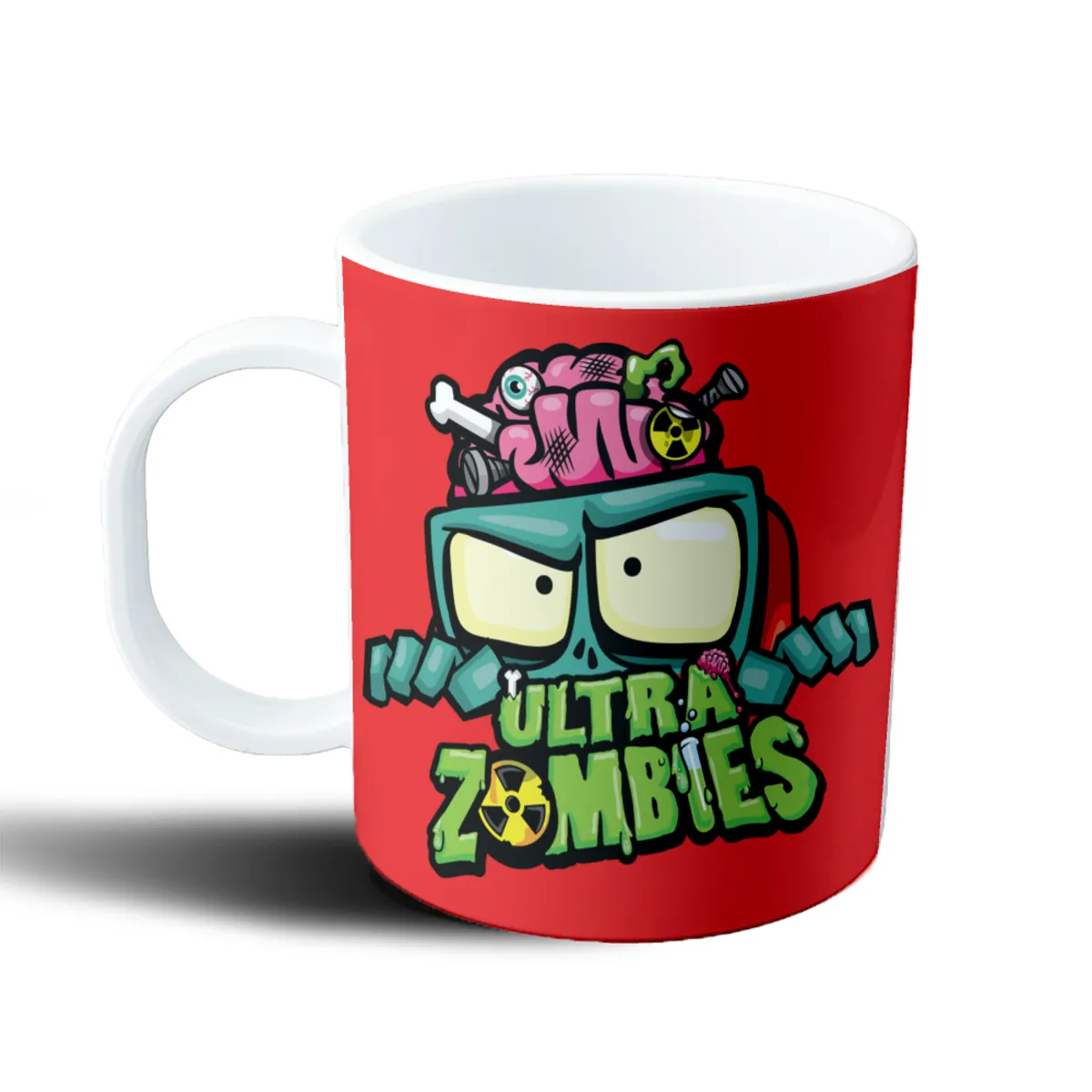 Taza de Plástico Zombie Infection Ultra Zombies Cabeza Zombie Radiactiva - vista 2