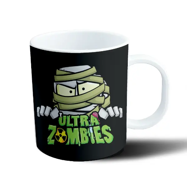 Taza de Plástico Zombie Infection Ultra Zombies Momia Vendada