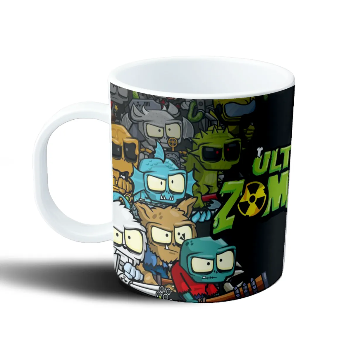 Taza de Plástico Zombie Infection Ultra Zombies Personajes Verdes - vista 2
