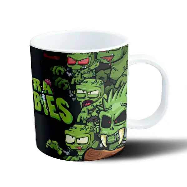 Taza de Plástico Zombie Infection Ultra Zombies Personajes Verdes