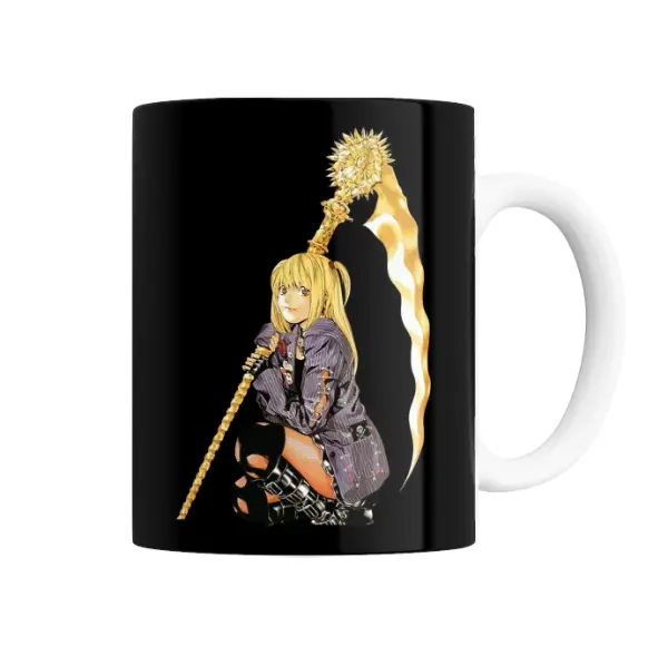 Taza de Cerámica Death Note Misa Amane con Shinigami