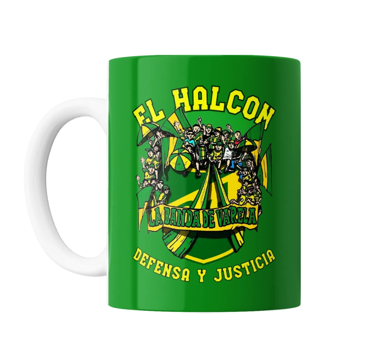 Taza de Cerámica Defensa y Justicia El Halcón La Banda de Varela - vista 2
