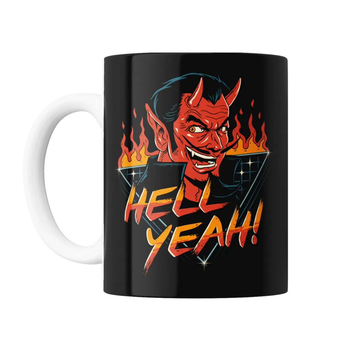 Taza de Cerámica Demonio Hell Yeah Retro - vista 2