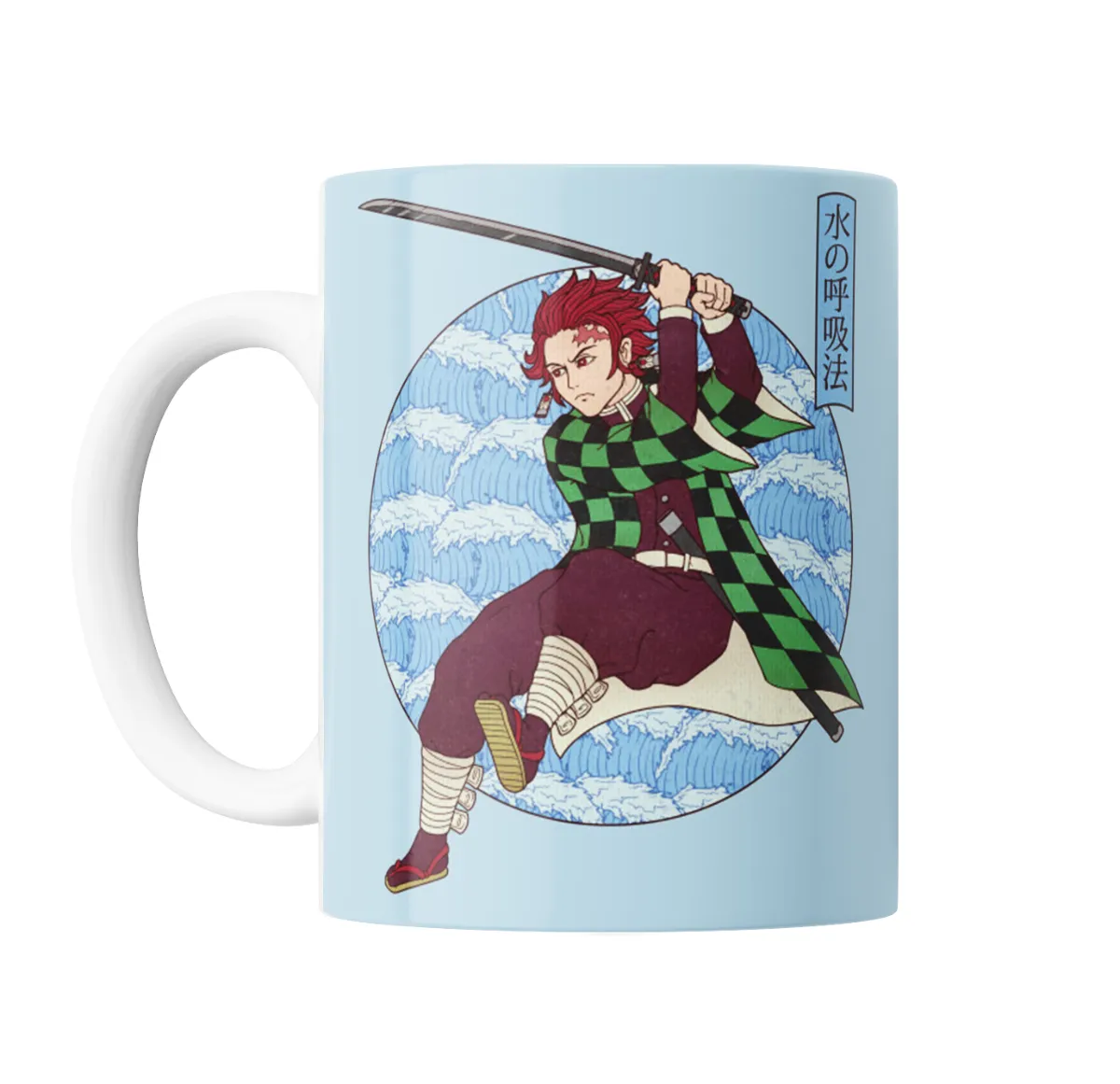 Taza de Cerámica Demon Slayer Tanjiro Respiración del Agua - vista 2