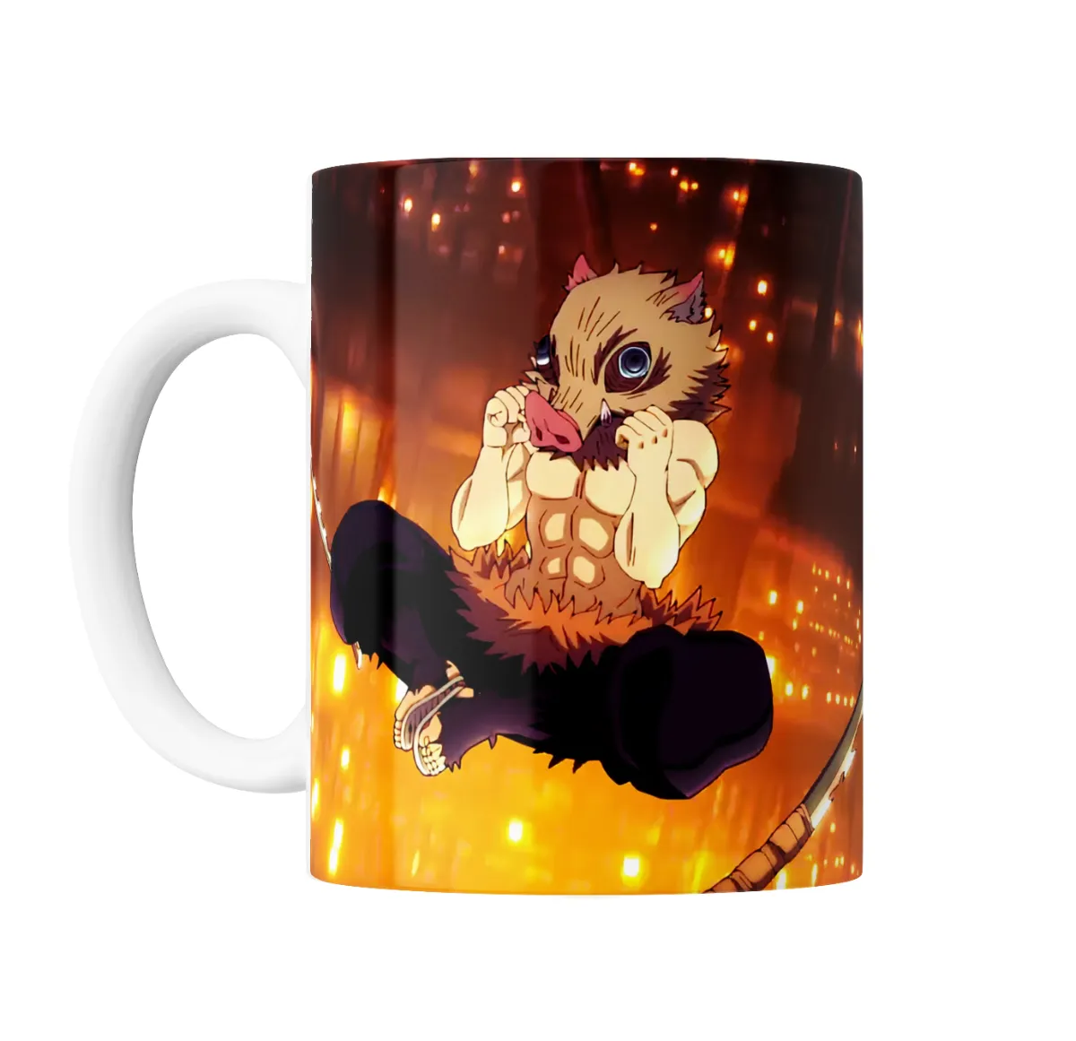 Taza de Cerámica Demon Slayer Inosuke Hashibira - vista 2