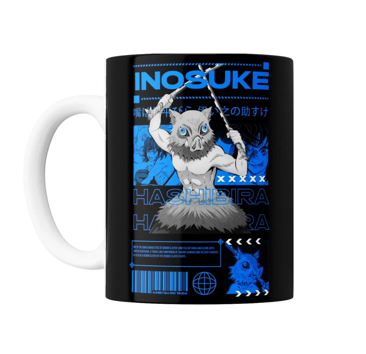 Taza de Cerámica Demon Slayer Inosuke Hashibira - vista 2