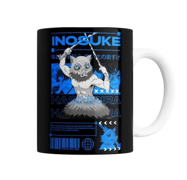 Taza de Cerámica Demon Slayer Inosuke Hashibira