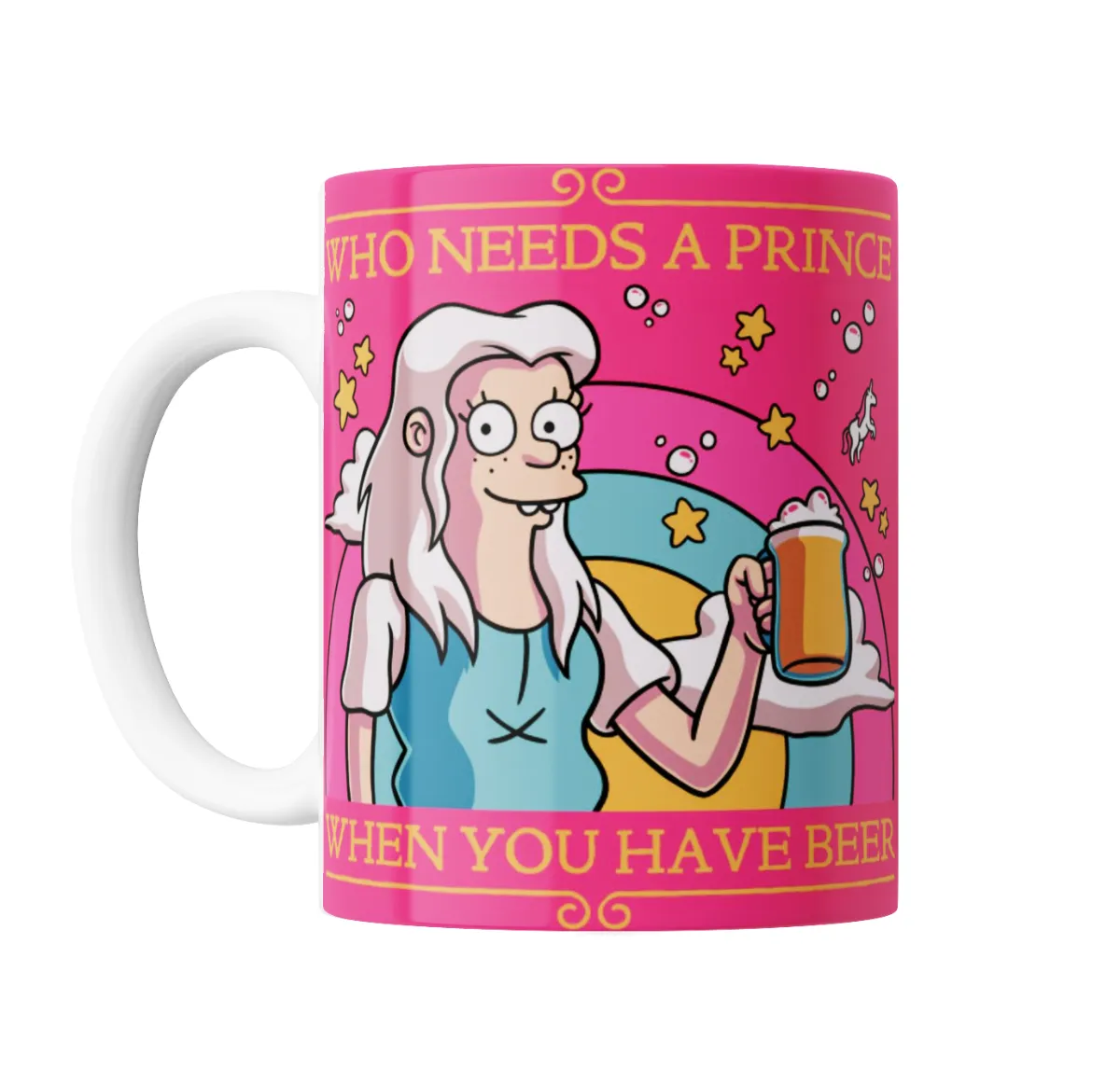 Taza de Cerámica Desencanto Elfo Cerveza - vista 2