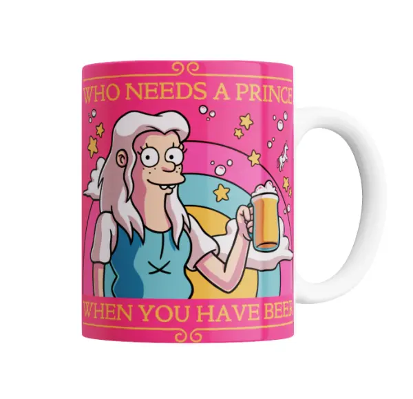 Taza de Cerámica Desencanto Elfo Cerveza