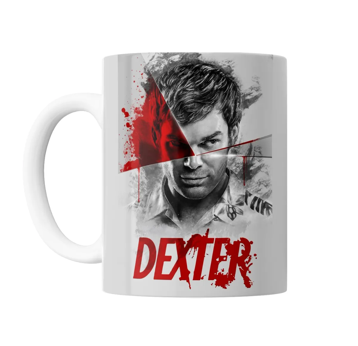 Taza de Cerámica Dexter Morgan Serie Diseño Sangre - vista 2