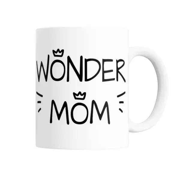 Taza de Cerámica Wonder Mom Día de la Madre