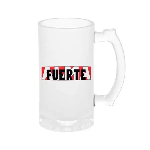 Chopp Alma Fuerte Rojo y Blanco