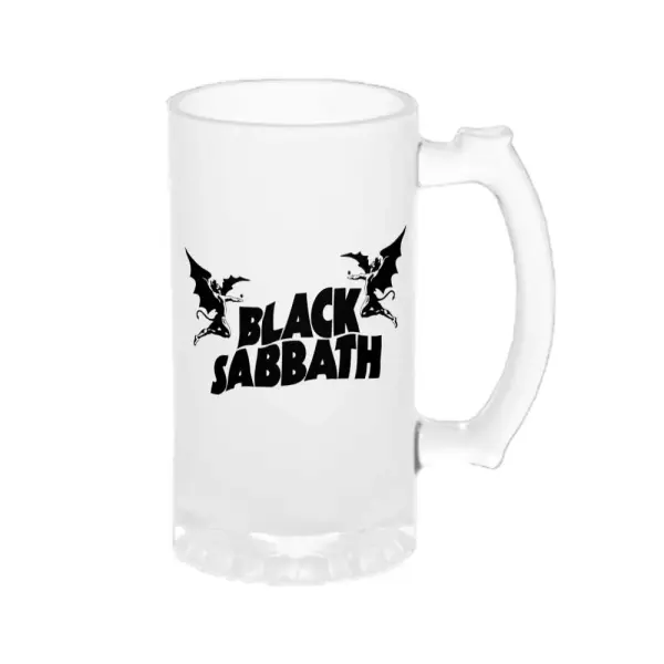 Chopp Black Sabbath Logo con Figuras Aladas
