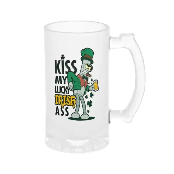 Chopp Futurama Bender San Patricio Kiss My Lucky Irish Ass