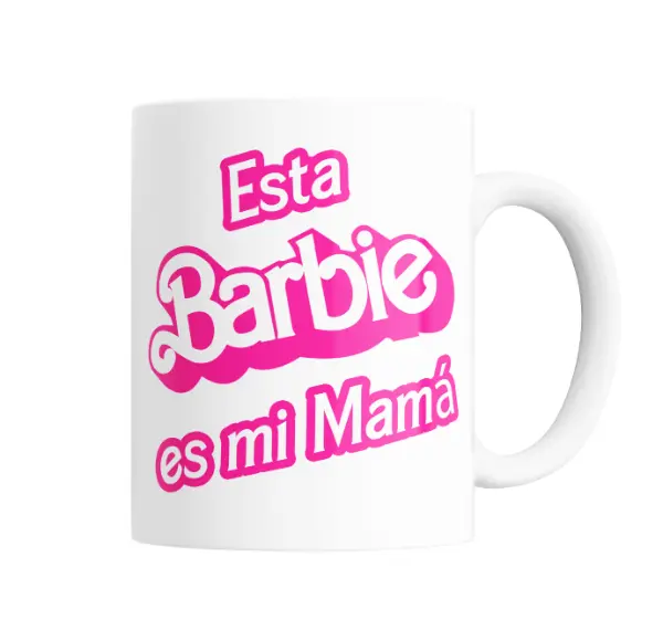 Taza de Cerámica Esta Barbie es mi Mamá