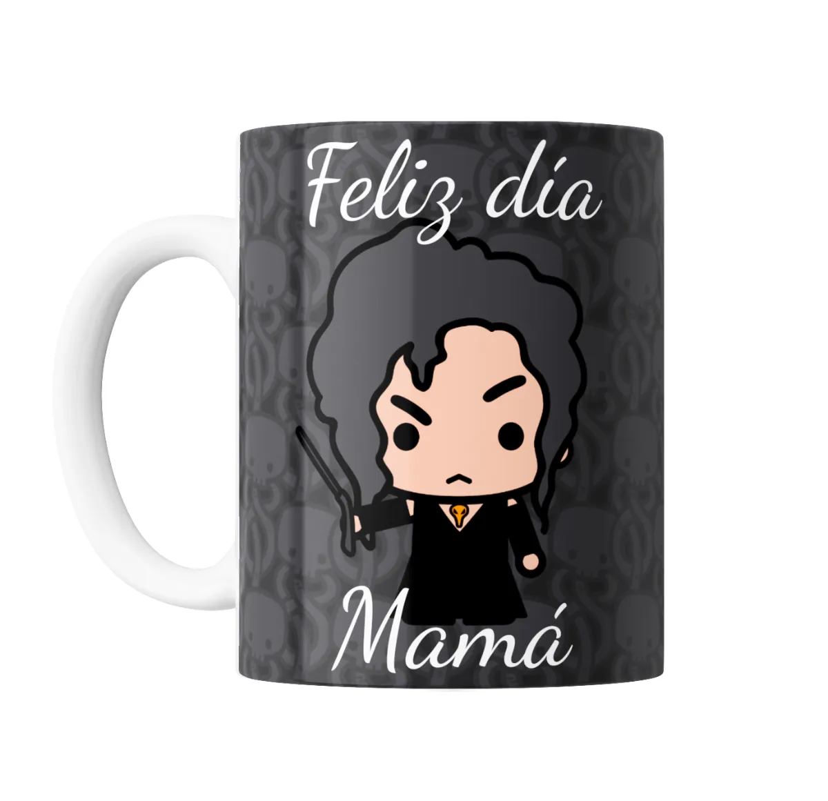 Taza de Cerámica Harry Potter Bellatrix Lestrange Feliz Día Mamá - vista 2