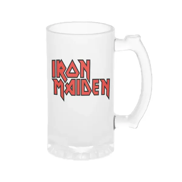 Chopp Iron Maiden Logo Rojo
