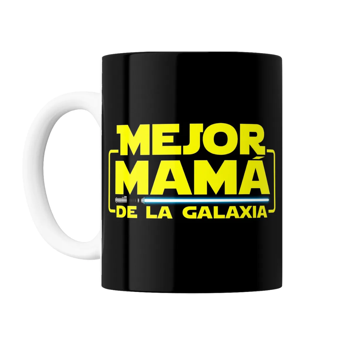 Taza de Cerámica Star Wars Mejor Mamá de la Galaxia Sable de Luz - vista 2
