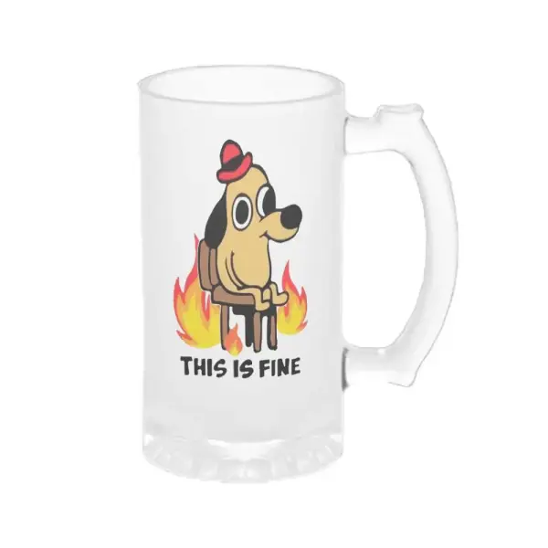 Chopp This Is Fine Perro Meme