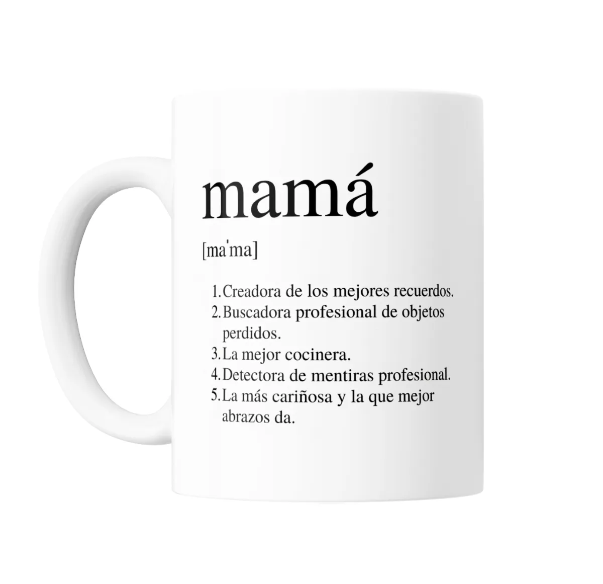 Taza de Cerámica Mamá Definición Diccionario - vista 2