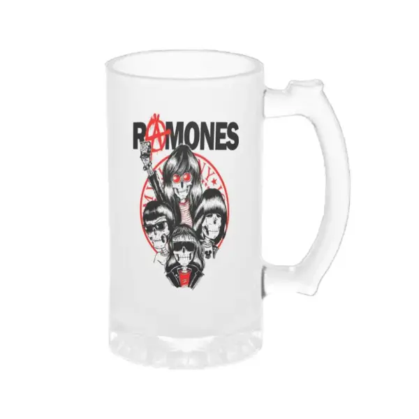 Chopp Ramones Calaveras Logo Rojo