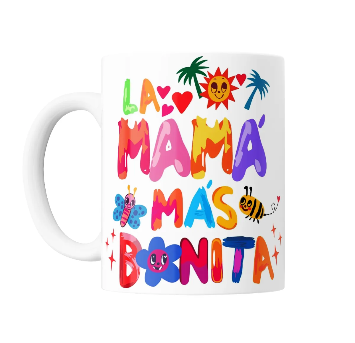 Taza de Cerámica La Mamá Más Bonita - vista 2
