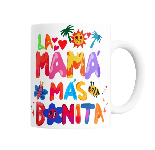 Taza de Cerámica La Mamá Más Bonita