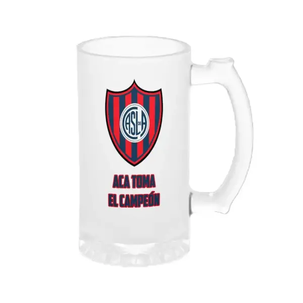 Chopp San Lorenzo Escudo Aca Toma El Campeón