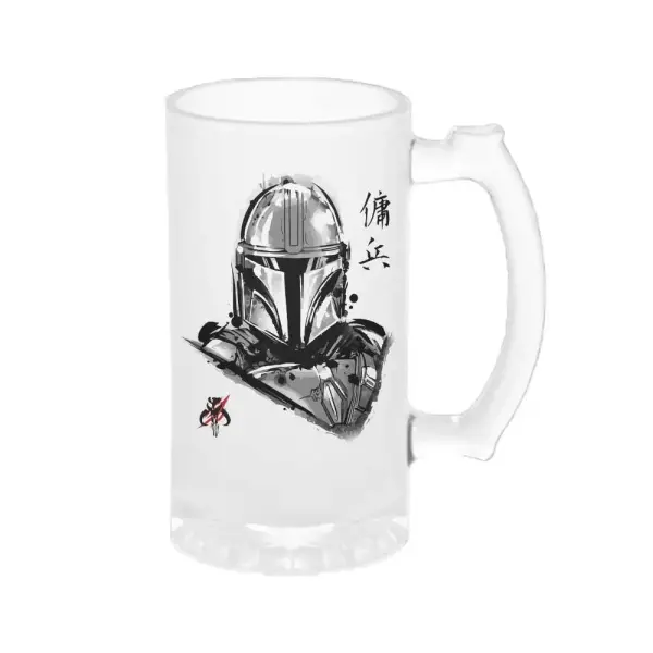 Chopp The Mandalorian Sumi-e Estilo Japonés
